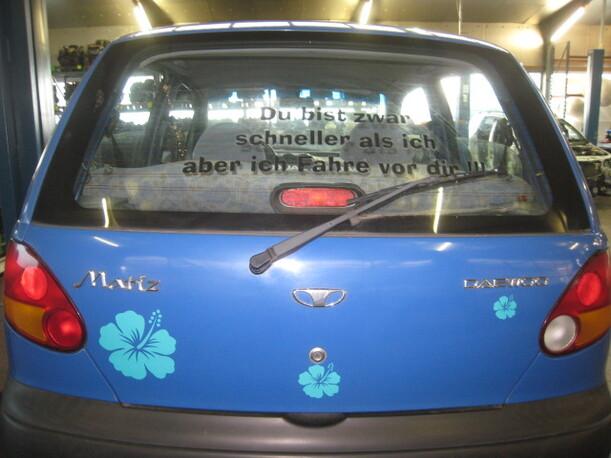 Foto: HECKKLAPPE / HECKDECKEL eines Daewoo Matiz 0.8 S