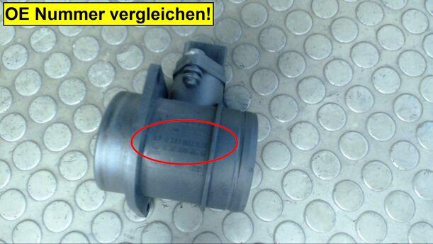 Foto: LUFTMASSENMESSER BOSCH eines VW Caddy 1.9 TDI DSG