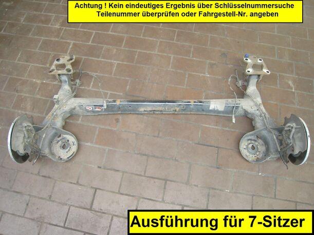 Foto: HINTERACHSE eines Peugeot Partner Tepee HDi FAP 110