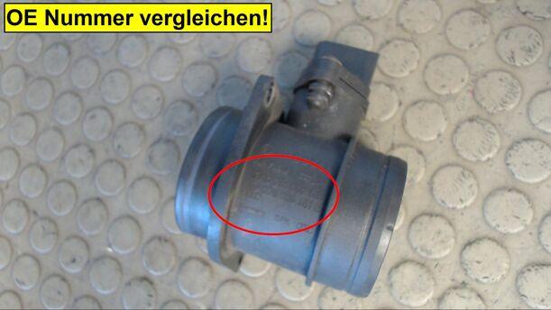 Foto: LUFTMASSENMESSER BOSCH eines VW Golf Variant 1.9 TDI