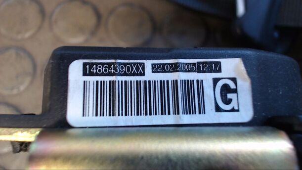 Foto: SICHERHEITSGURT VORNE LINKS eines Citroen C8 2.2 HDi GL