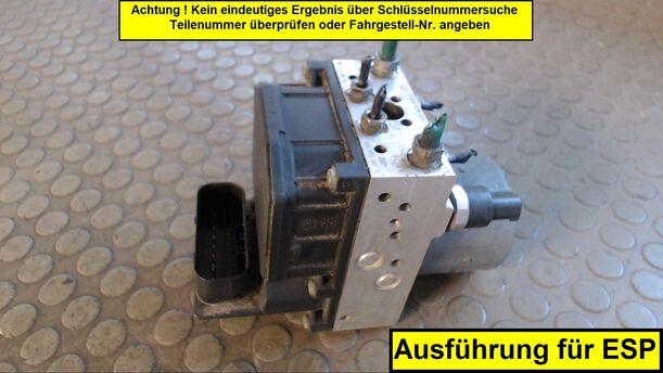 Foto: HAUPTBREMSAGGREGAT ABS eines Citroen C8 2.2 HDi GL