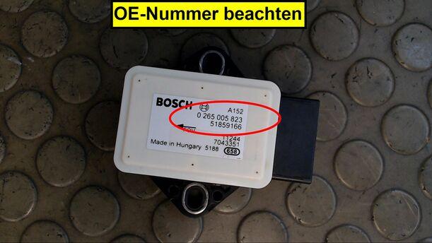 Foto: QUERBESCHLEUNIGUNGSSENSOR eines Ford Ka 1.2 Start-Stopp-System acenta