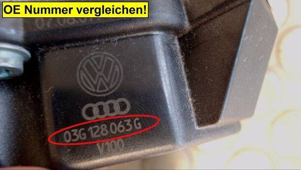 Foto: DROSSELKLAPPENSTUTZEN VDO eines Audi A3 2.0 TDI Sportback DPF acenta