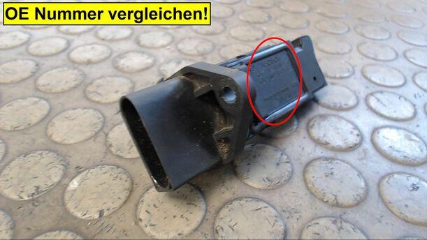 Foto: LUFTMASSENMESSER BOSCH eines Mercedes-Benz A 170 CDI L GL