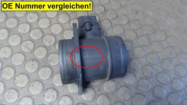 Foto: LUFTMASSENMESSER BOSCH eines VW Golf Variant 1.9 TDI GL