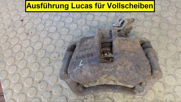 Foto: BREMSSATTEL VORN LINKS eines VW Passat Variant 1.8 GL