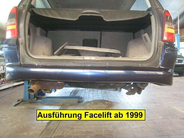 Foto: STOSSFÄNGER HINTEN eines Opel Vectra 1.8 Caravan GL