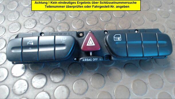 Foto: SCHALTEREINHEIT WARNBLINKSCHALTER eines Mercedes-Benz C 220 CDI Sportcoupe GL