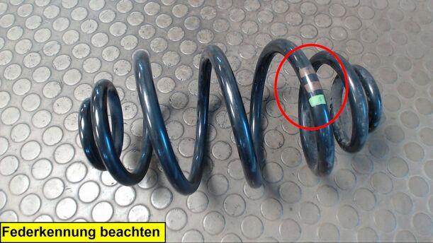Foto: HINTERFEDER RECHTS eines Skoda Superb 1,9 TDI GL