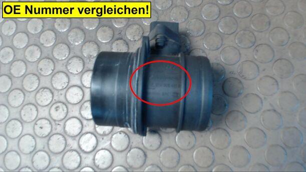Foto: LUFTMASSENMESSER BOSCH eines Skoda Superb 1,9 TDI GL