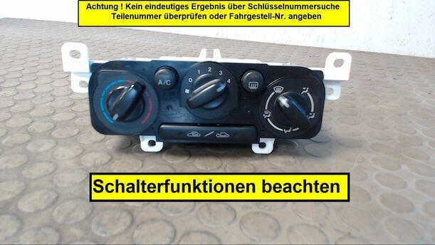 Foto: HEIZUNGSBETÄTIGUNG eines Mazda 323 F 1.6 GL
