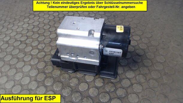 Foto: HAUPTBREMSAGGREGAT ABS eines Opel Vectra 1.9 CDTI Conceptline