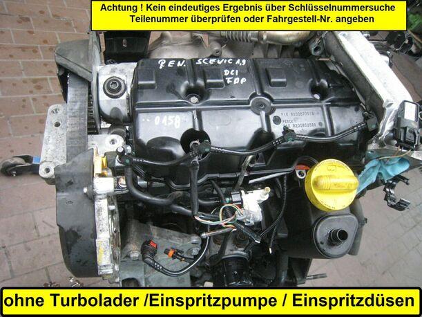 Foto: MOTOR F8Q816 eines Renault Scenic 1.9 dCi FAP GL