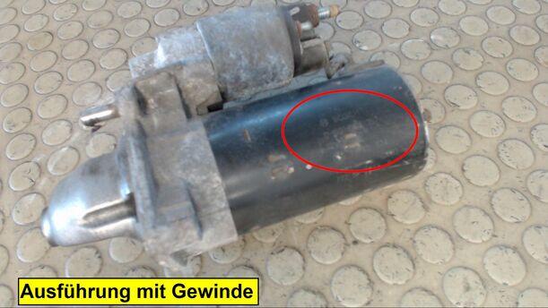 Foto: ANLASSER / STARTER BOSCH eines BMW 316i compact GL