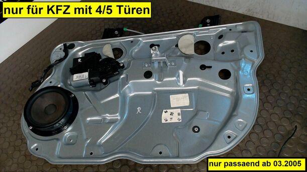 Foto: FENSTERHEBER ELEKTRISCH VORN RECHTS eines VW Polo 1.4 TDI GL