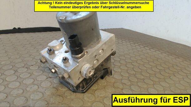 Foto: HAUPTBREMSAGGREGAT ABS eines Fiat Stilo 1.8 16V GL