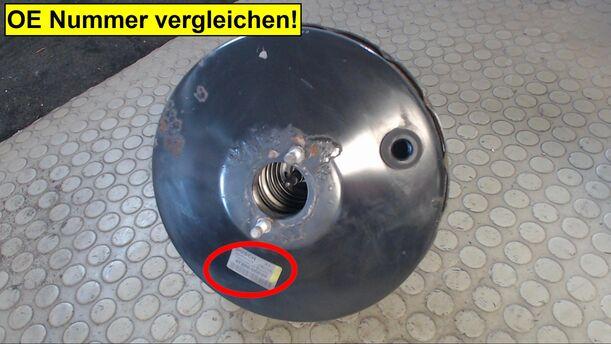 Foto: BREMSKRAFTVERSTÄRKER eines Toyota Yaris 1.0