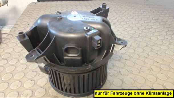 Foto: HEIZUNGSGEBLÄSE eines Fiat Punto 1.2 8V Eco