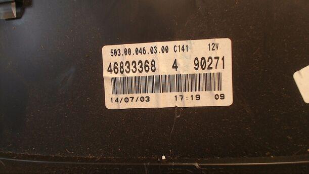 Foto: TACHOEINHEIT eines Fiat Punto 1.2 8V Eco