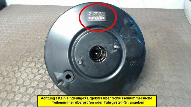 Foto: BREMSKRAFTVERSTÄRKER eines VW Caddy 1.9 TDI Top