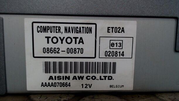 Foto: NAVIGATIONSSYSTEM DVD / NAVIRECHNER eines Toyota Corolla 2.0 D-4D