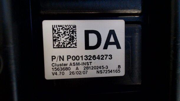 Foto: TACHOEINHEIT / INSTRUMENT (ENTHEIRATET) eines Opel Corsa 1.3 CDTI