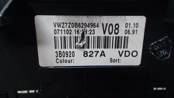 Foto: TACHOEINHEIT eines VW Passat Variant 1.9 TDI