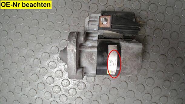 Foto: ANLASSER / STARTER VALEO eines Renault Megane Grandtour 1.6