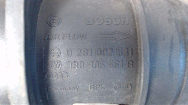 Foto: LUFTMASSENMESSER BOSCH eines Audi A3 1.9 TDI CL