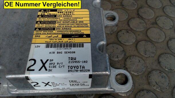 Foto: STEUERGERÄT AIRBAG eines Toyota Avensis 2.0 D-4D Combi CL