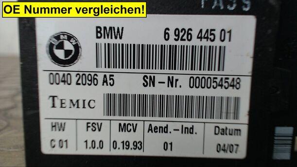 Foto: STEUERGERÄT SITZVERSTELLUNG eines BMW 520 D TOURING CL