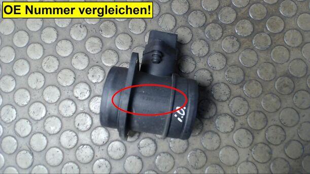 Foto: LUFTMASSENMESSER BOSCH eines VW Golf 1.9 TDI CL