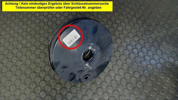 Foto: BREMSKRAFTVERSTÄRKER eines Citroen C2 1.4 Ambiente