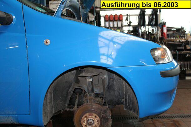 Foto: KOTFLÜGEL RECHTS (vor Facelift) eines Fiat Punto 1.2 16V Ambiente