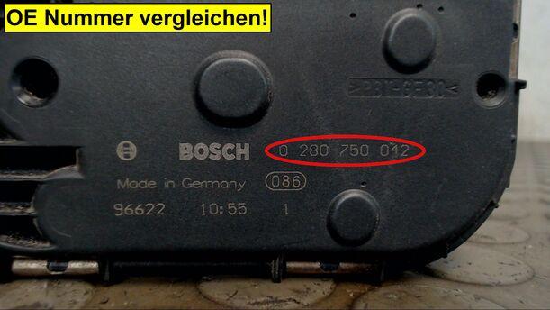 Foto: DROSSELKLAPPE BOSCH eines Fiat Punto 1.2 16V Ambiente