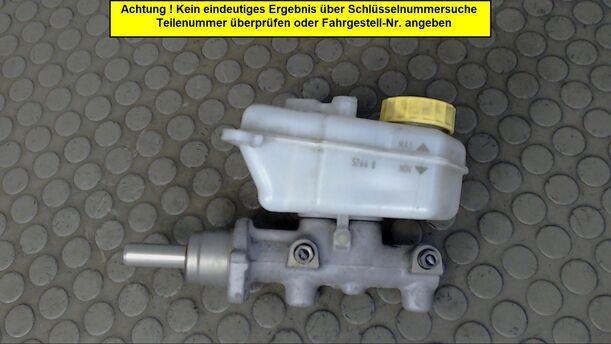 Foto: HAUPTBREMSZYLINDER eines Skoda Roomster 1.2 12V HTP Cup