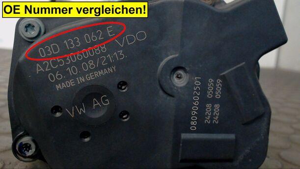 Foto: DROSSELKLAPPE VDO eines Skoda Roomster 1.2 12V HTP