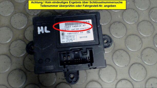 Foto: TÜRSTEUERGERÄT HINTEN LINKS R eines Ford Mondeo Turnier 2.0 TDCi