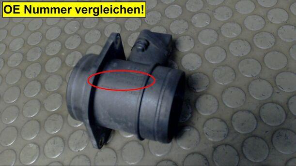 Foto: LUFTMASSENMESSER BOSCH eines VW Golf 1.9 TDI