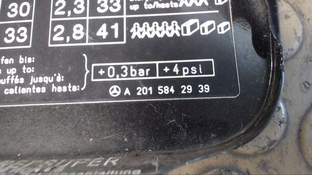 Foto: TANKKLAPPE eines Mercedes-Benz C 200 T