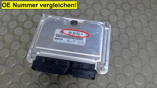Foto: STEUERGERÄT EINSPRITZUNG eines VW Polo 1.9 TDI CL Europe