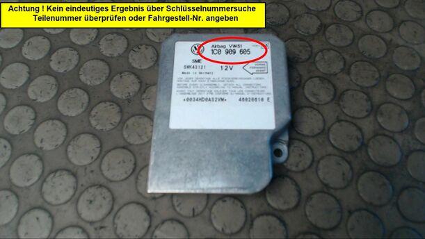Foto: STEUERGERÄT AIRBAG eines VW Sharan 1.9 TDI CL