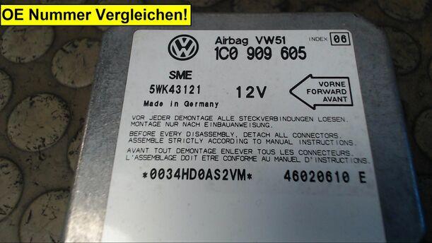 Foto: STEUERGERÄT AIRBAG eines VW Sharan 1.9 TDI CL