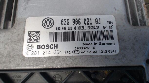 Foto: STEUERGERÄT DIESELEINSPRITZUNG eines VW Golf Variant 1.9 TDI CL