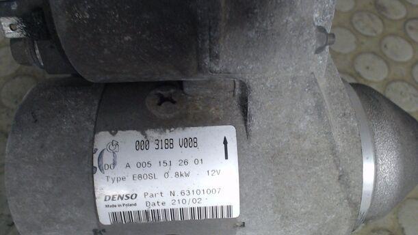 Foto: ANLASSER / STARTER DENSO eines Smart smart & pulse SLX