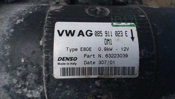 Foto: ANLASSER / STARTER DENSO eines VW Lupo 1.0 CL