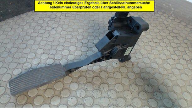 Foto: GASPEDAL eines Opel Zafira 2.0 DTI