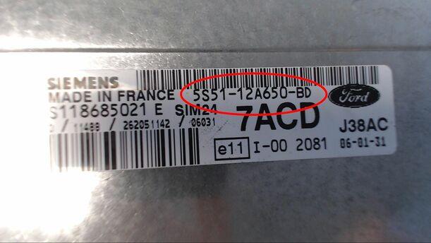 Foto: STEUERGERÄT EINSPRITZUNG eines Ford Ka CL