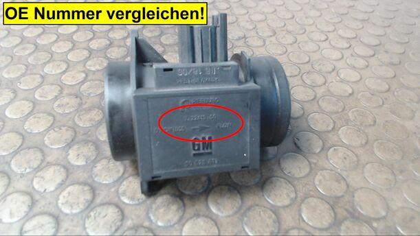 Foto: LUFTMASSENMESSER PIERBURG eines Opel Omega Caravan 2.5 TD GL